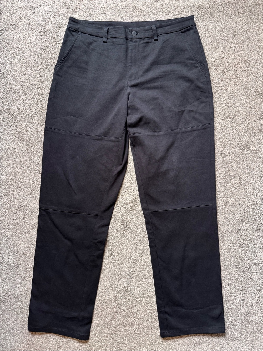 Mens Alo Yoga Pants Size 36x32 Classic Fit Cotton Blend Athleisure Black